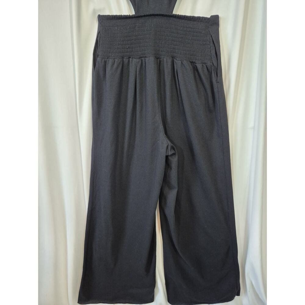 Free People Beach Sunday Funday Black Cotton Blend Jumpsuit Small - Picture 12 of 12